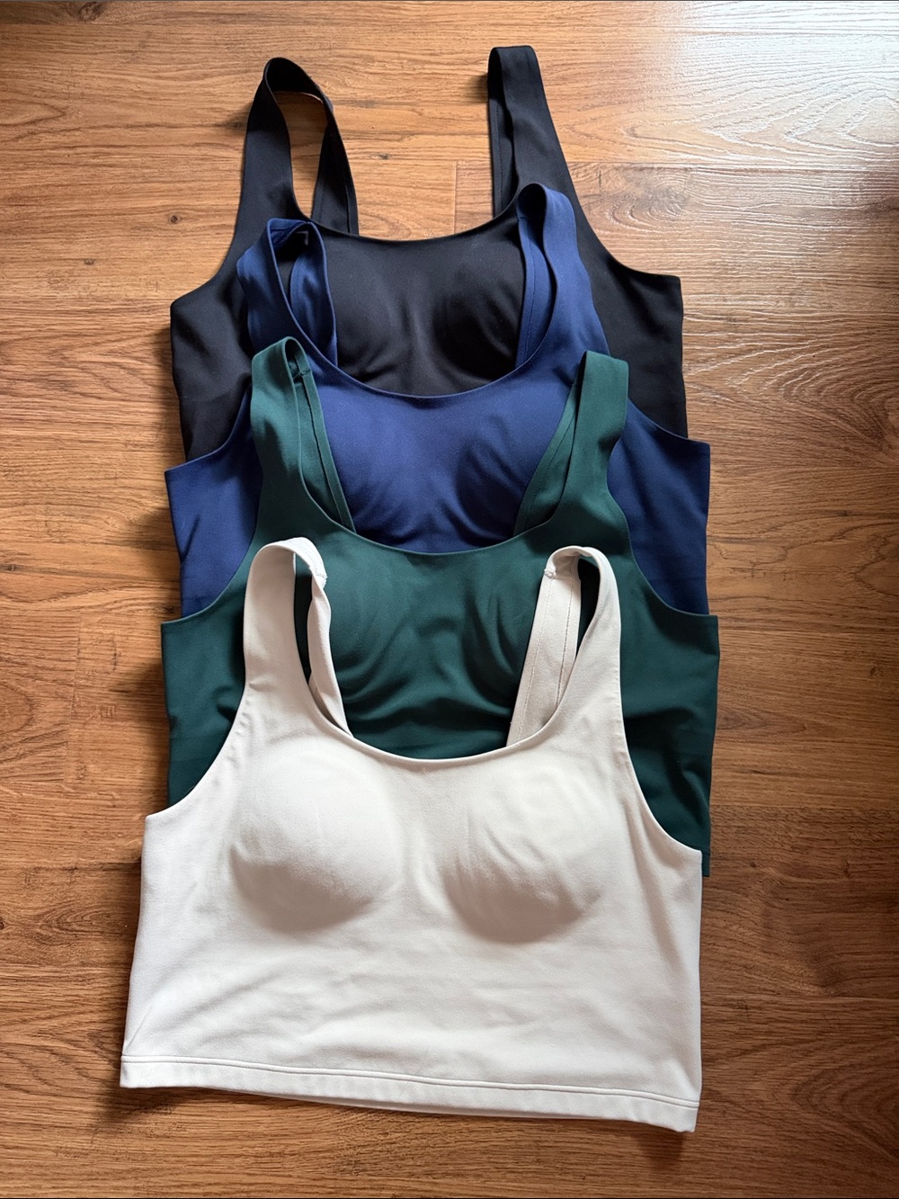 PINK Victoria's Secret Scoop Long Lined Tank Bralettes